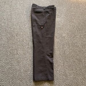 Dickies Loose Fit Double Knee Work pants 34x32 Brown